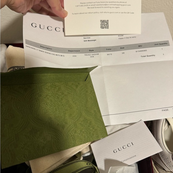 GUCCI RE-WEB MIX MEDIA WOMEN’S SNEAKERS - Picture 13 of 16